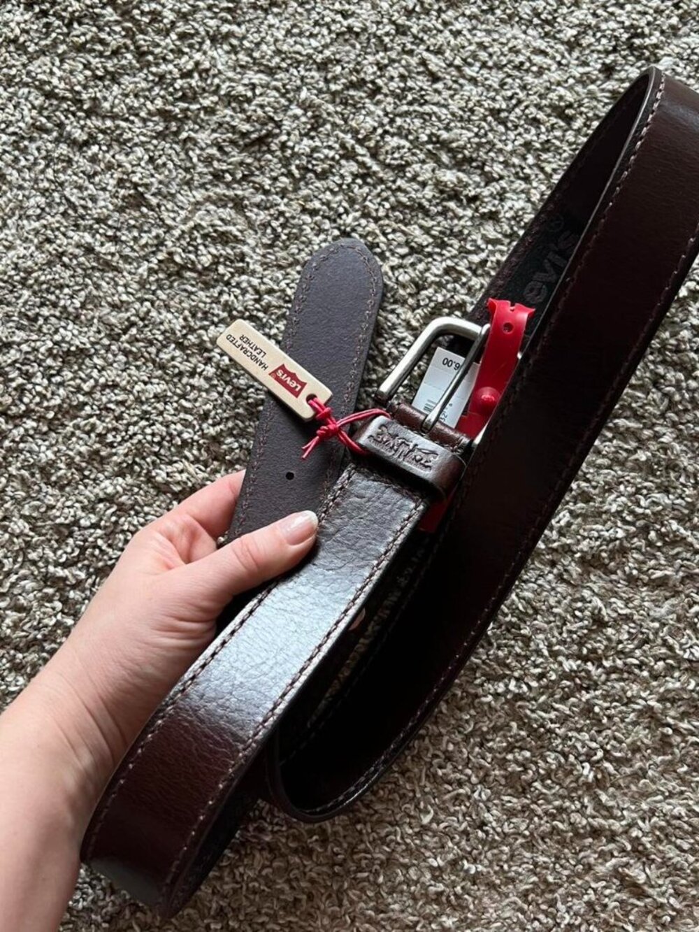 Levi's Brown Leather Belt - Men's XL